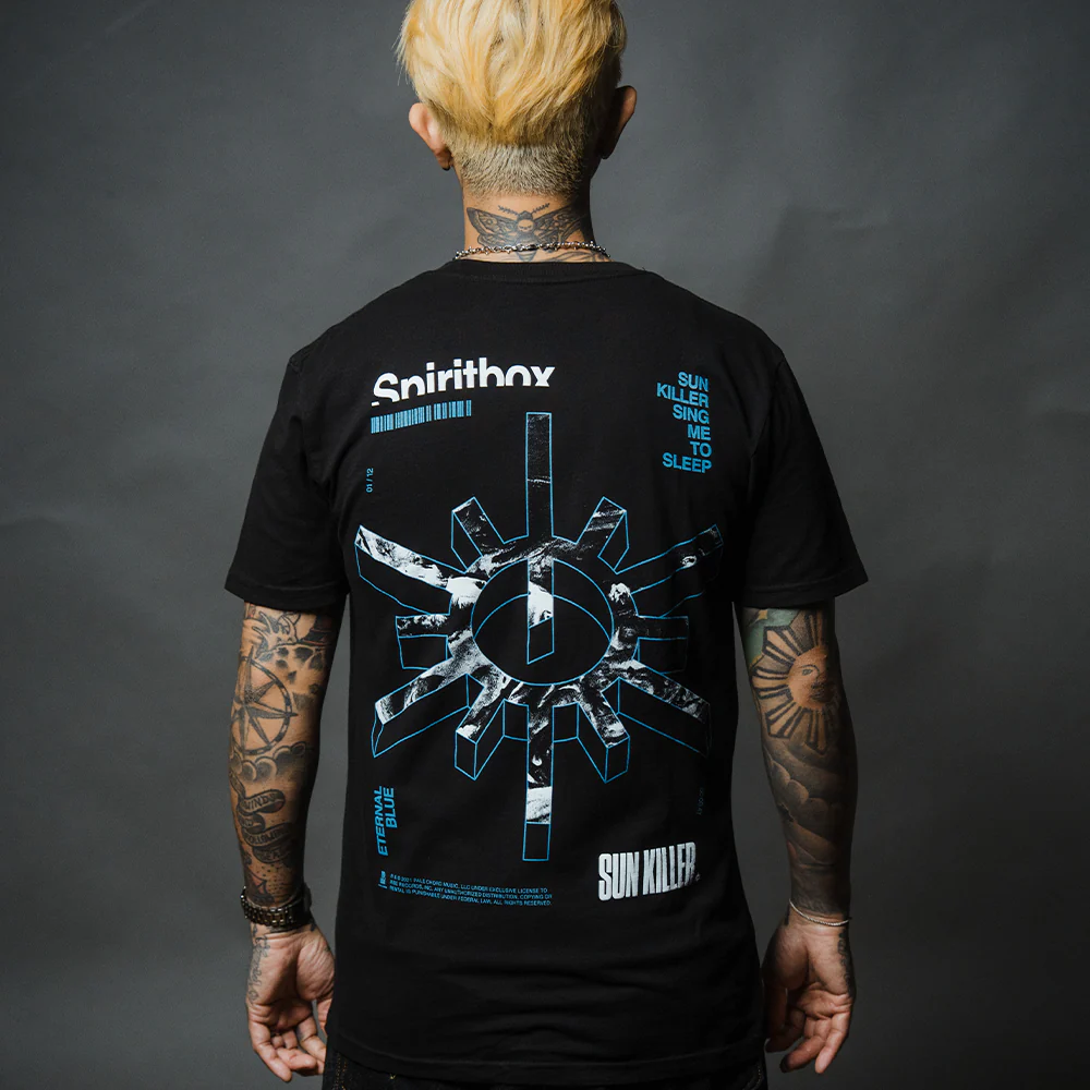 Wireframe Black T-Shirt - Image 2